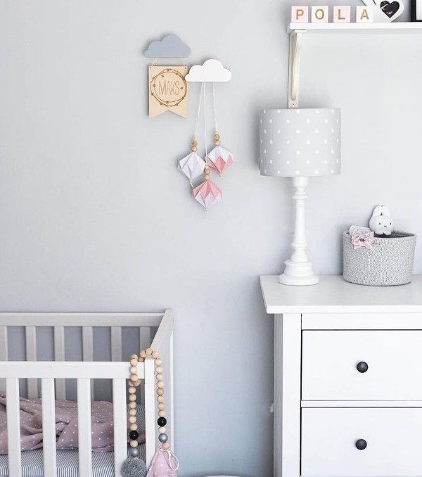 Lampa stołowa Lovely Dots - kolor Szary - LOVELY DOTS GREY TB