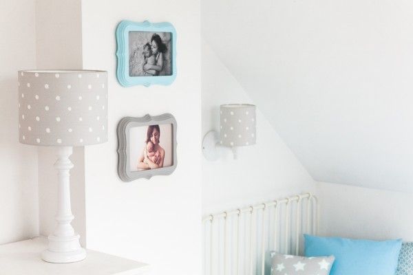 Lampa stołowa Lovely Dots - kolor Szary - LOVELY DOTS GREY TB