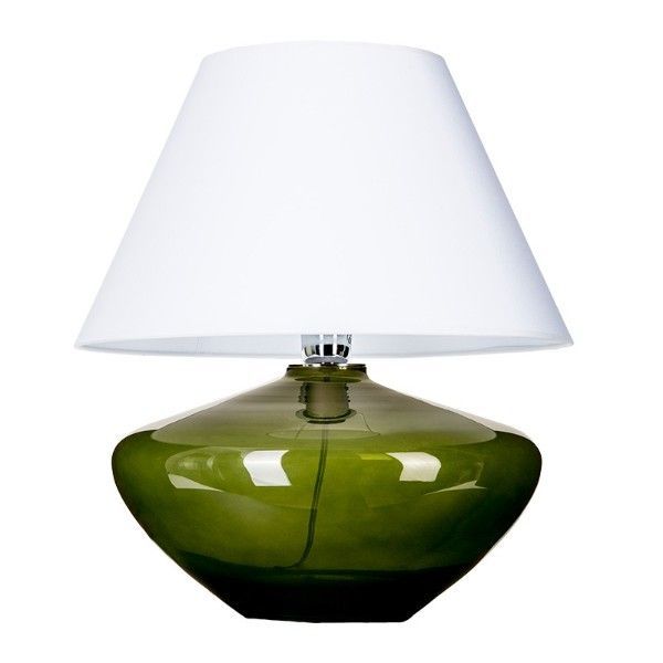 Lampa stołowa Mardid - kolor biały, Zielony - L008811215