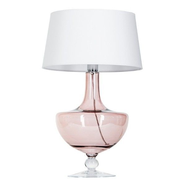 Lampa stołowa Oxford - kolor biały, miedź, transparentny - L048411501