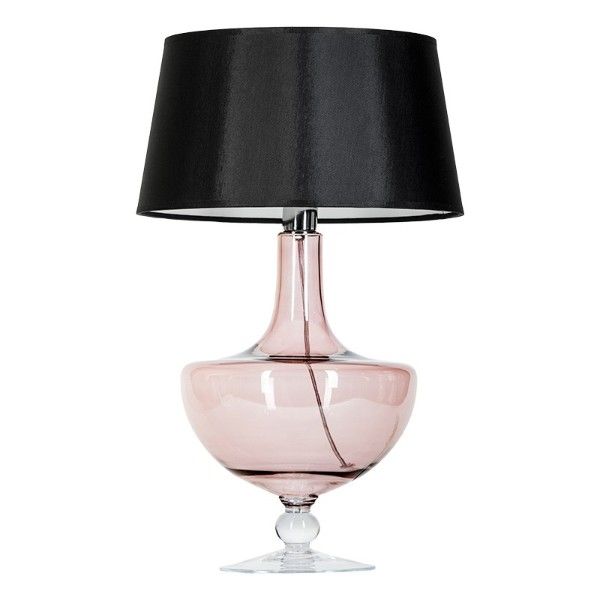 Lampa stołowa Oxford - kolor miedź, transparentny, Czarny - L048411502