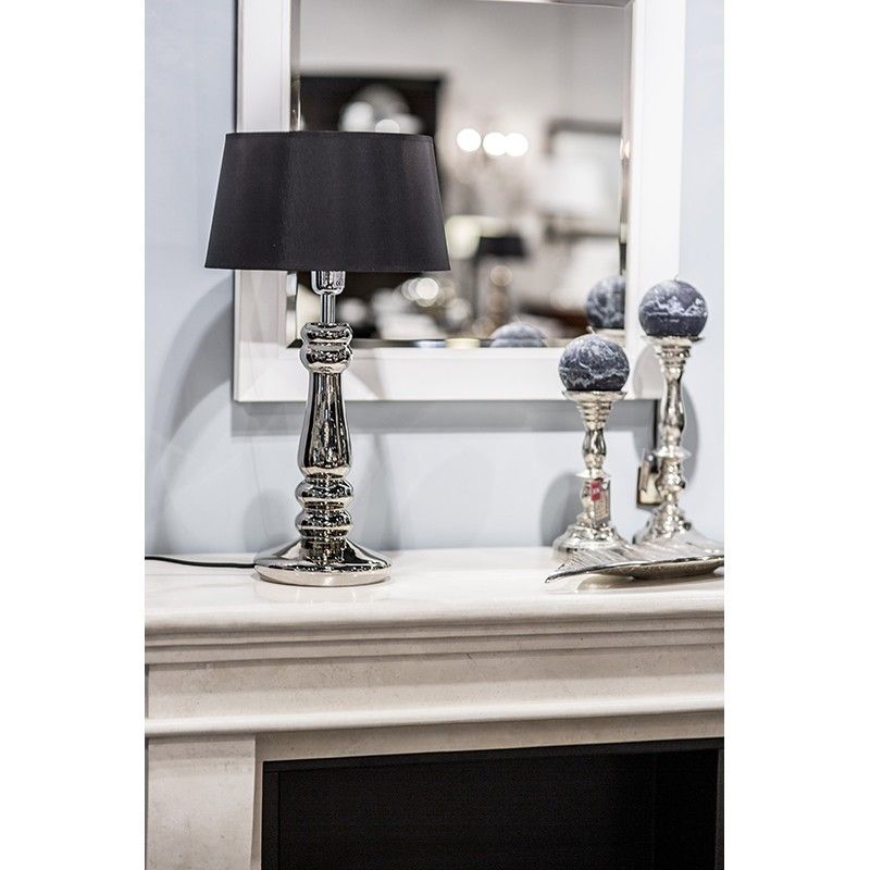 Lampa stołowa Petit Trianon - kolor srebrny, złoty, Czarny - L051161260