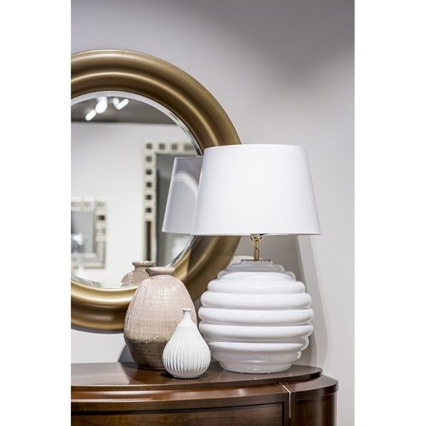 Lampa stołowa Saint Tropez - kolor biały, Czarny - L215922229