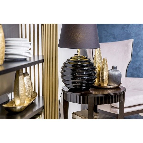 Lampa stołowa Saint Tropez - kolor złoty, Czarny - L215222240