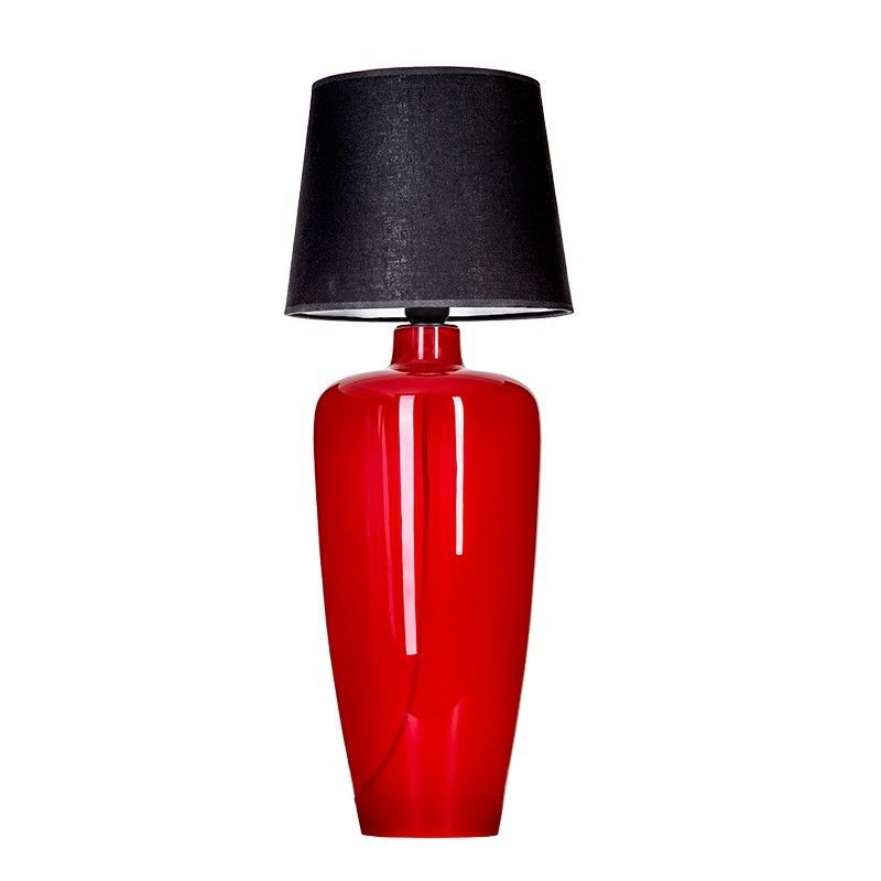 Lampa stołowa Sevilla - kolor Czarny, Czerwony - L009092105