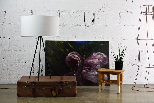 Lampa stołowa Simple - kolor biały - LGH0511