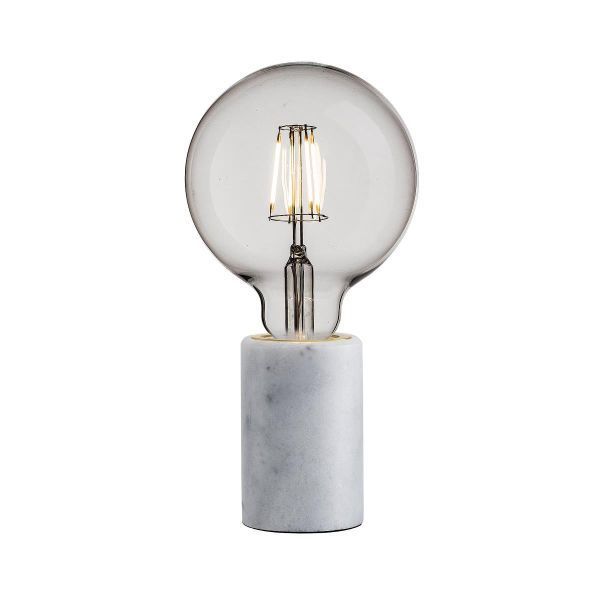lampa stołowa z marmuru bez klosza nowoczesna