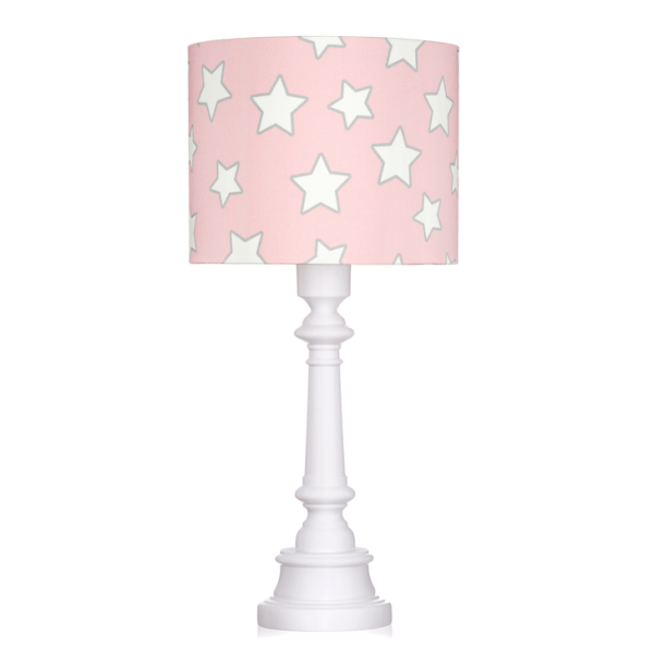 Lampa stołowa Star - kolor różowy - STARS PINK TB