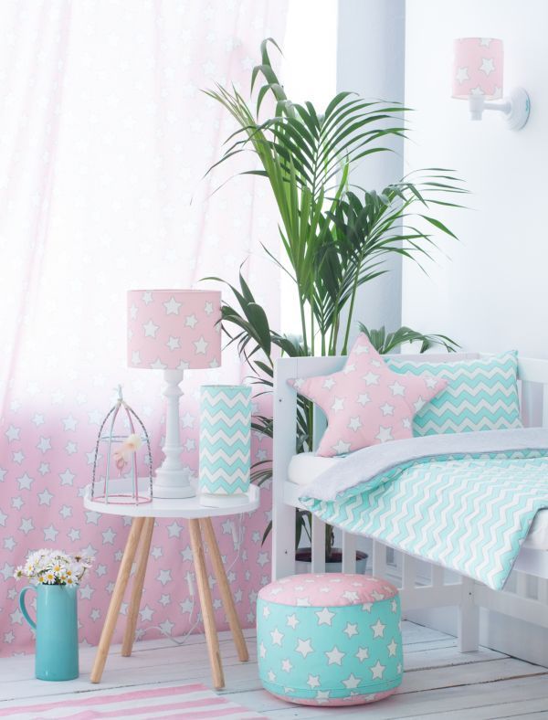 Lampa stołowa Star - kolor różowy - STARS PINK TB