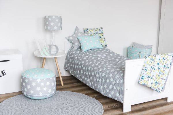 Lampa stołowa Stars - kolor Szary - STARS GREY TB