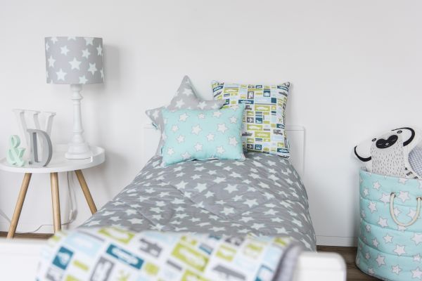 Lampa stołowa Stars - kolor Szary - STARS GREY TB