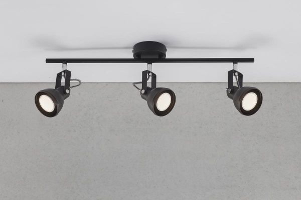 Lampa sufitowa Aslak - kolor Czarny - 45740103