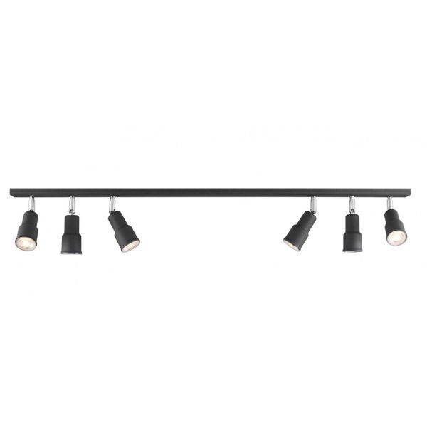 Lampa sufitowa Aspo - kolor Czarny - 986PL/K1