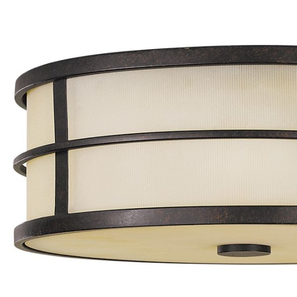 Lampa sufitowa Fusion - kolor beżowy, brązowy - FE/FUSION/F