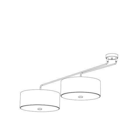 Lampa sufitowa Hawk - kolor Szary - 6541
