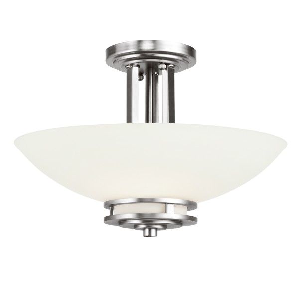 Lampa sufitowa Hendrik - kolor biały, srebrny - KL/HENDRIK/SF