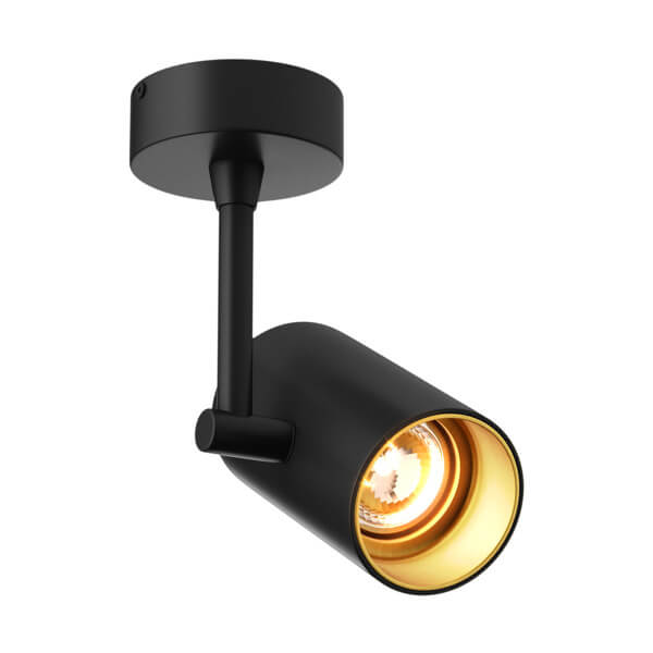 Lampa sufitowa Tori - kolor złoty, Czarny - 20014-BK