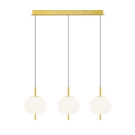 Lampa wisząca do salonu z owalnymi kloszami