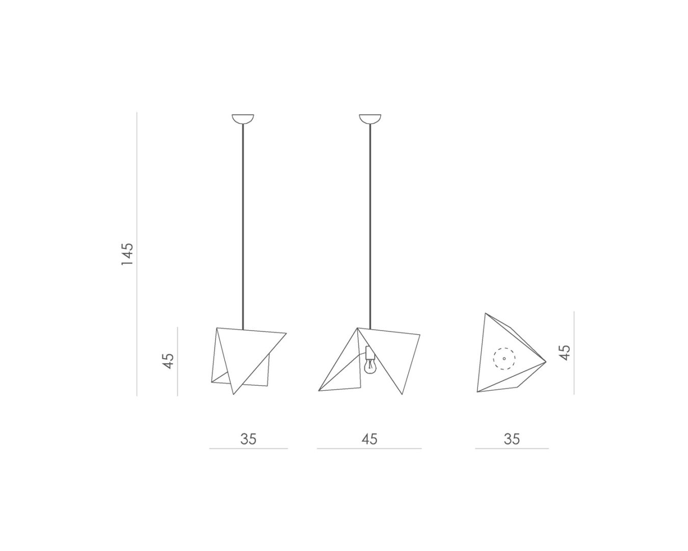 Lampa wisząca Bird I - LGH0320