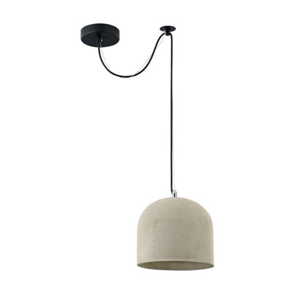 betonowa lampa wisząca do kuchni
