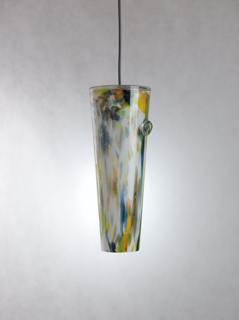 Lampa wisząca Cętki - kolor żółty, Niebieski, Zielony - LGH0573