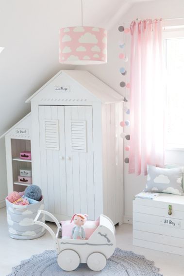 Lampa wisząca Chmurki - kolor biały - CHMURKI-ROZ-PENDANT