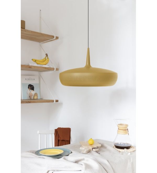 Lampa wisząca Clava Dine Ochre - kolor żółty - 2302