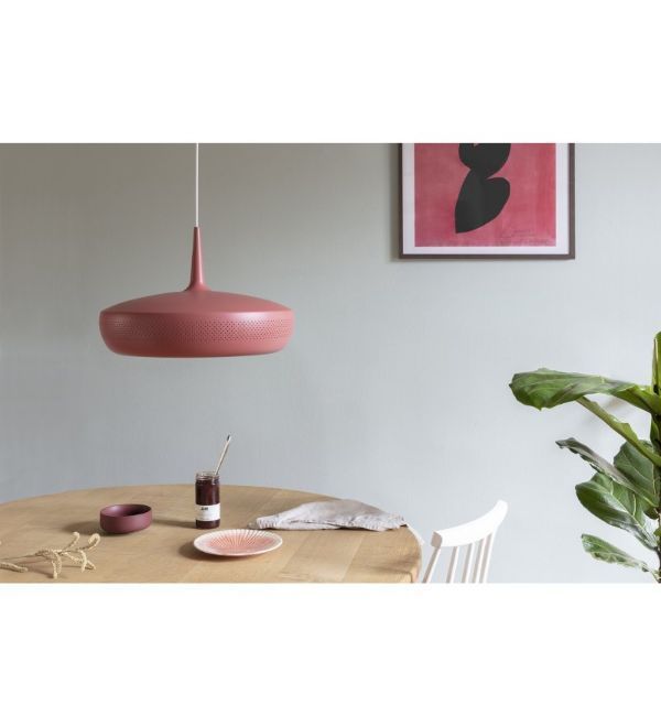 Lampa wisząca Clava Dine Red Earth - kolor różowy, Czerwony - 2301