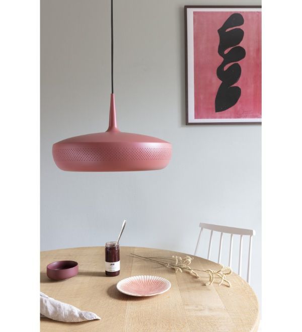 Lampa wisząca Clava Dine Red Earth - kolor różowy, Czerwony - 2301