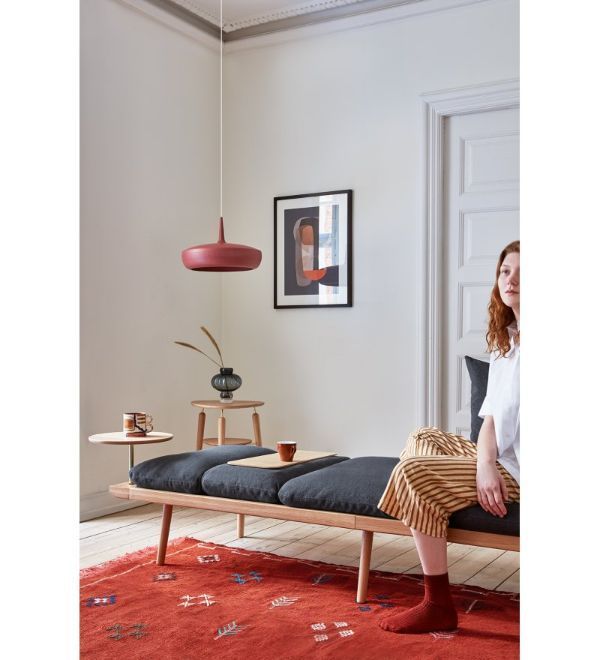 Lampa wisząca Clava Dine Red Earth - kolor różowy, Czerwony - 2301
