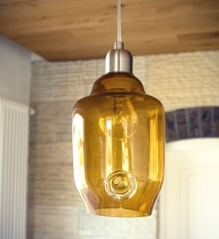 Lampa wisząca Color - kolor żółty - LGH0060