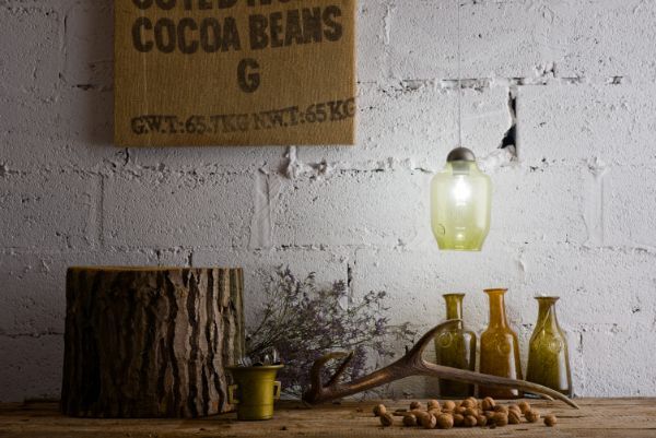 Lampa wisząca Color - kolor żółty - LGH0062