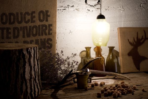 Lampa wisząca Color - kolor żółty - LGH0062