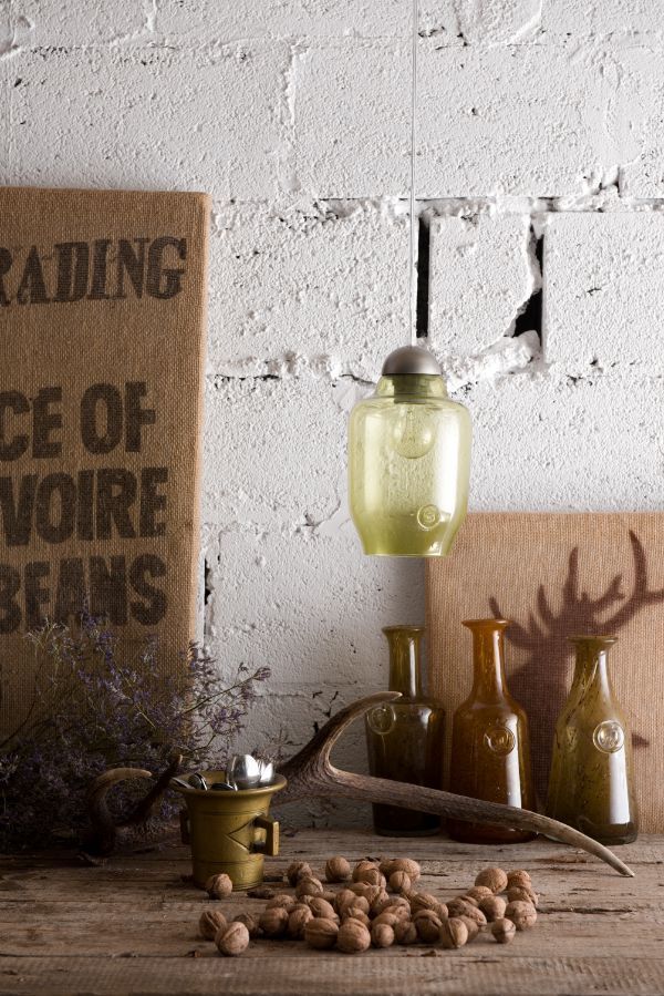 Lampa wisząca Color - kolor żółty - LGH0062