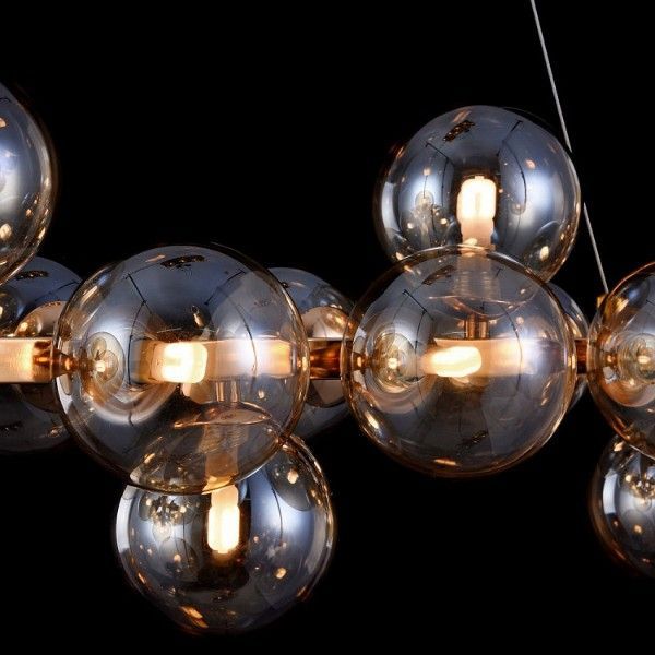 Lampa wisząca Dallas - kolor beżowy, złoty - MOD547PL-25G