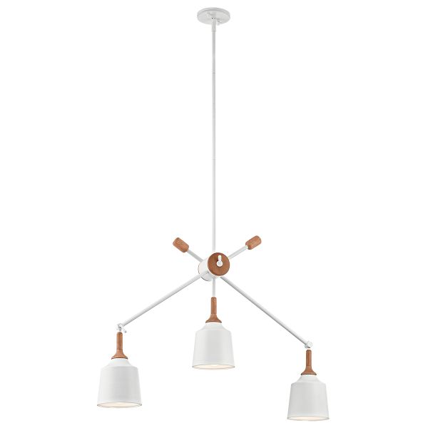 Lampa wisząca Danika - kolor biały - KL/DANIKA3