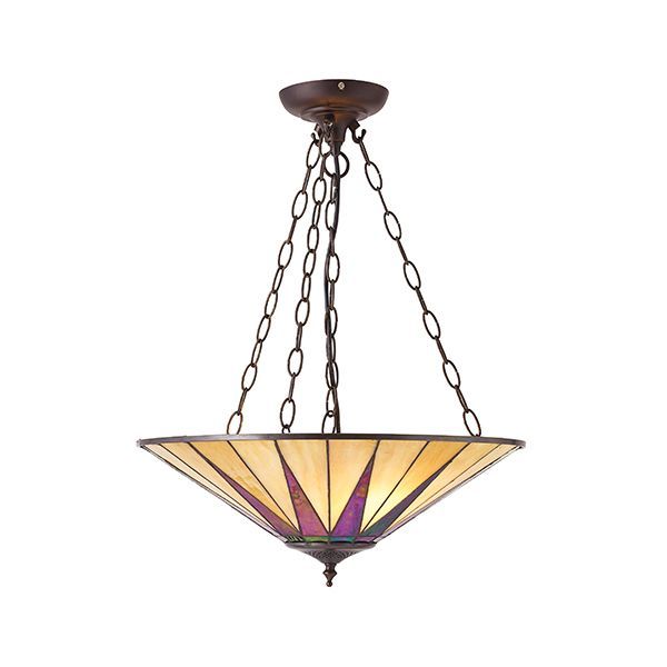 lampa wisząca w kolorze pomarańczowym szkło