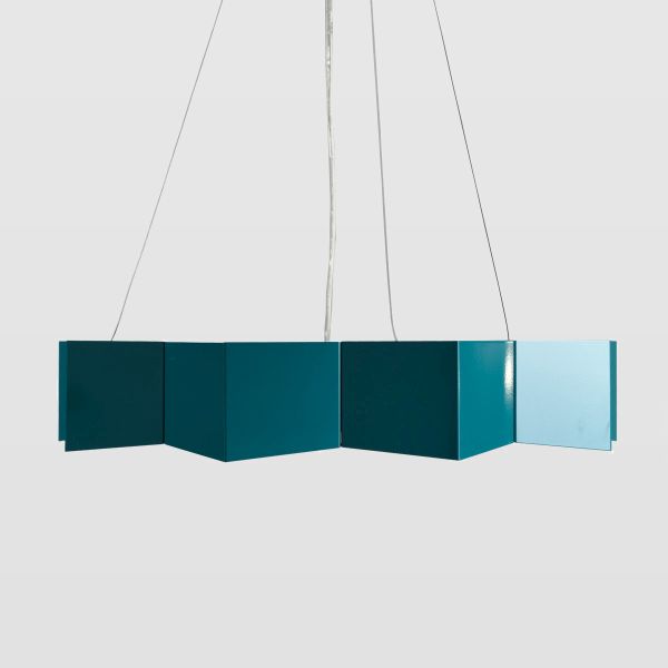 Lampa wisząca Geo - kolor Zielony - LGH0534