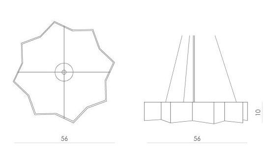 Lampa wisząca Geo - kolor Zielony - LGH0534