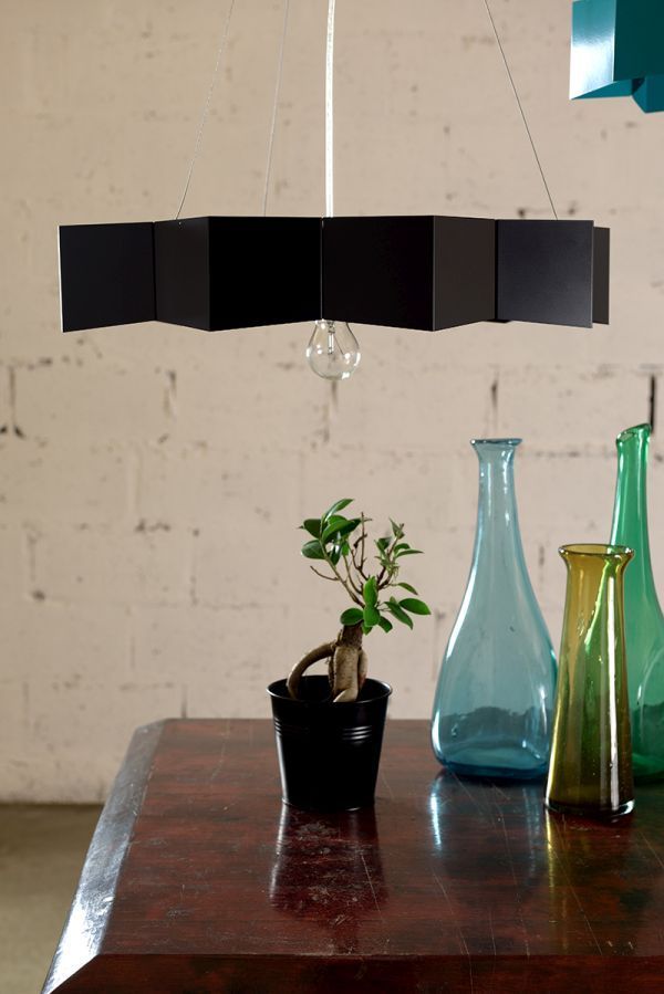 Lampa wisząca Geo - kolor Czarny - LGH0530