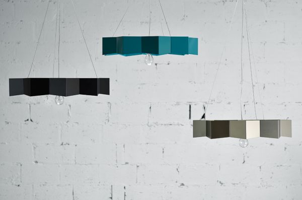 Lampa wisząca Geo - kolor Czarny - LGH0530