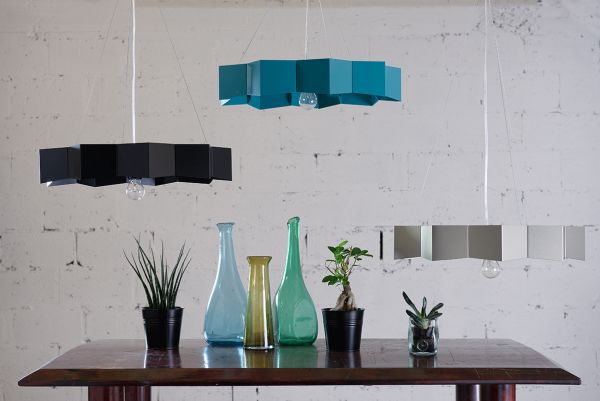 Lampa wisząca Geo - kolor Czarny - LGH0530