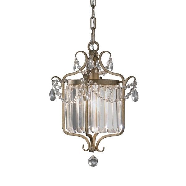 lampa wisząca z kryształkami złota baza