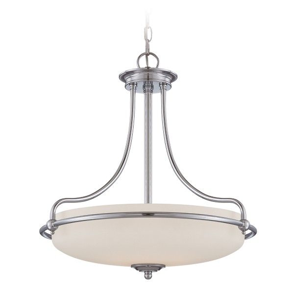 Lampa wisząca Griffin - kolor biały, srebrny - QZ/GRIFFIN/P C