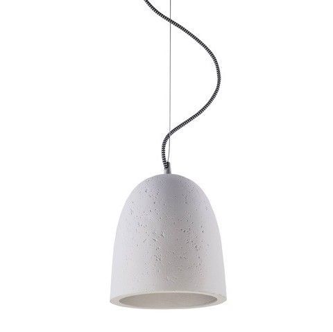 szara betonowa lampa wisząca do kuchni