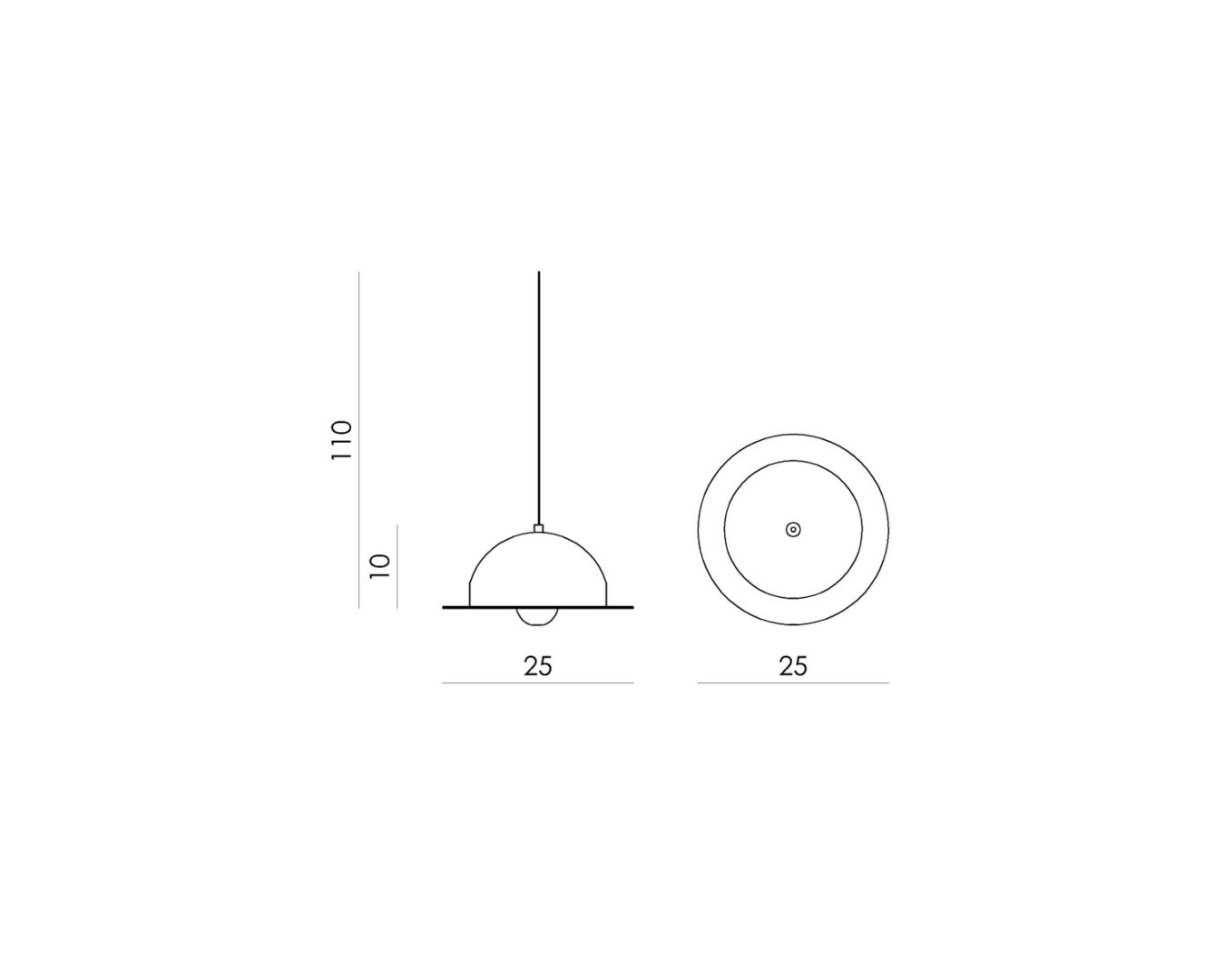 Lampa wisząca Hat - LGH0144