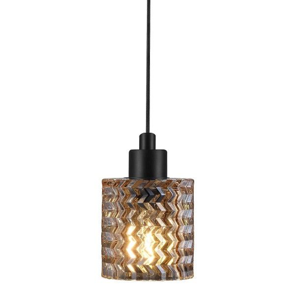 Lampa wisząca Hollywood - kolor beżowy, transparentny - 46483027