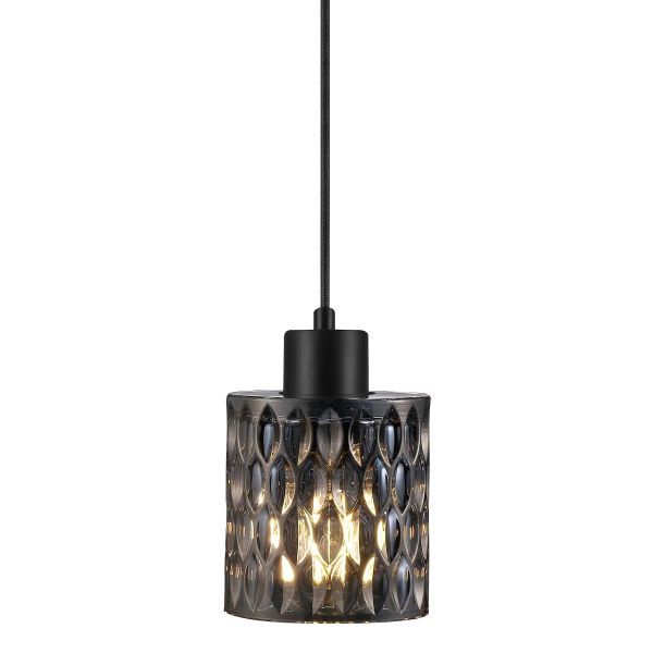 Lampa wisząca Hollywood - kolor transparentny, Szary - 46483047
