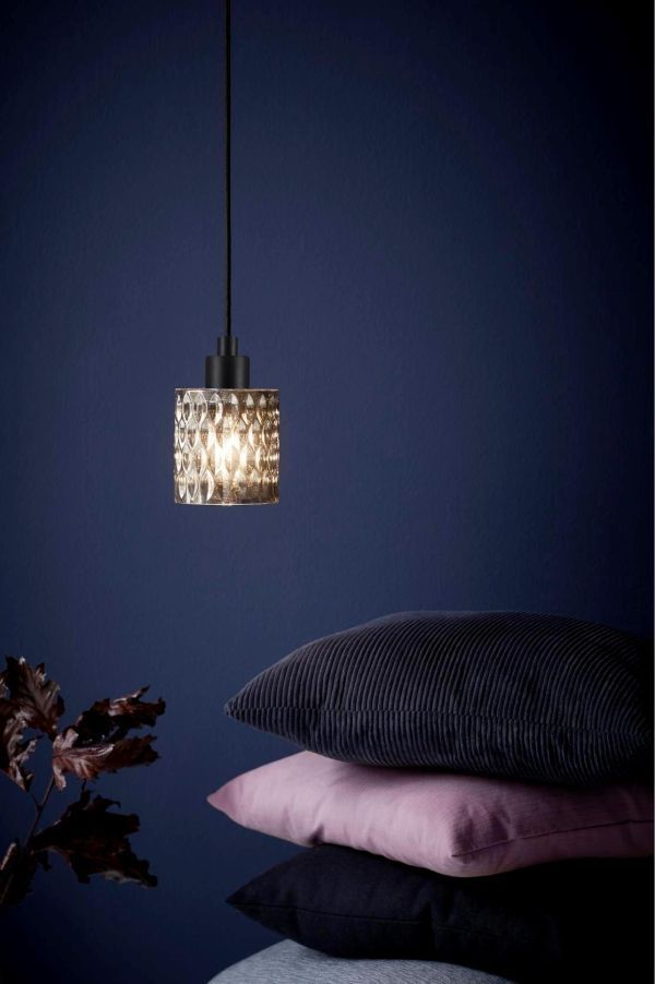 Lampa wisząca Hollywood - kolor transparentny, Szary - 46483047