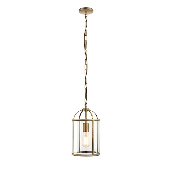 Lampa wisząca Lamberth - kolor transparentny, złoty - 69454